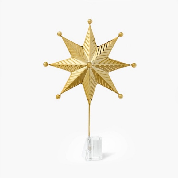Hammered Metal Star Christmas Tree Topper Christmas 2024 Threshold Studio McGee - Picture 1 of 7
